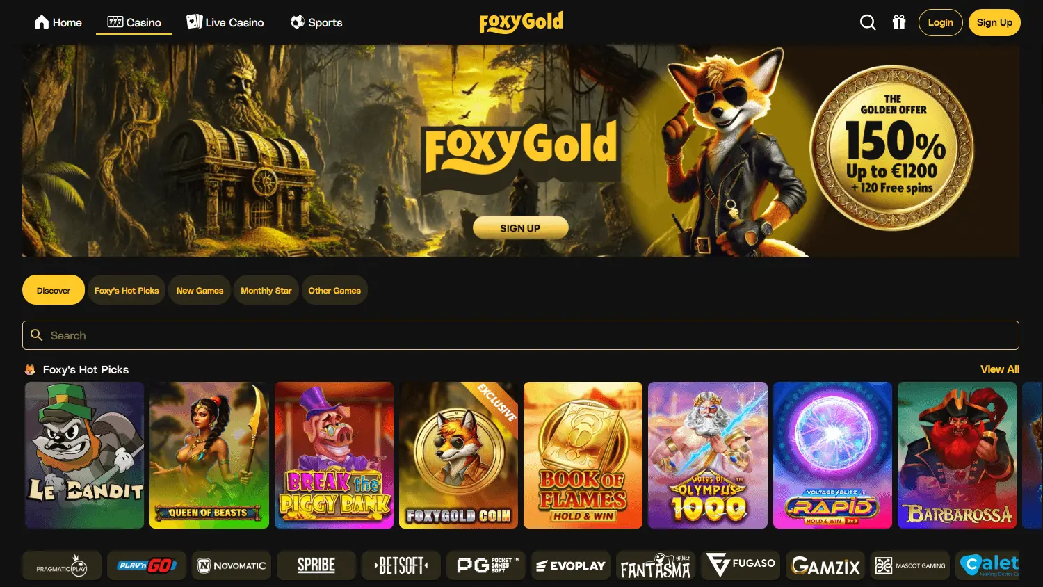 Foxygold Casino – Online casino voor Nederlandse spelers image 2
