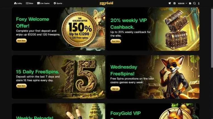 Foxygold Casino – Online casino voor Nederlandse spelers image 3